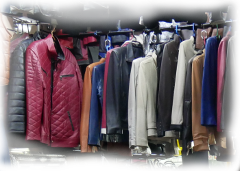 rayon vestes en cuir