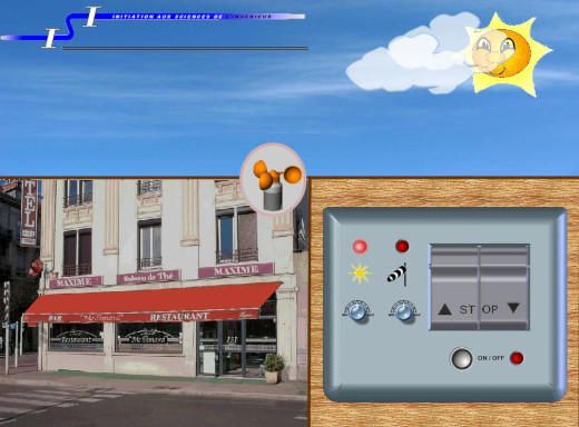 boitier de commande store auto